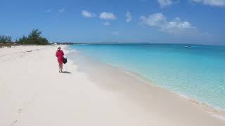 Walk along Grace Bay Beach  Turks & Caicos