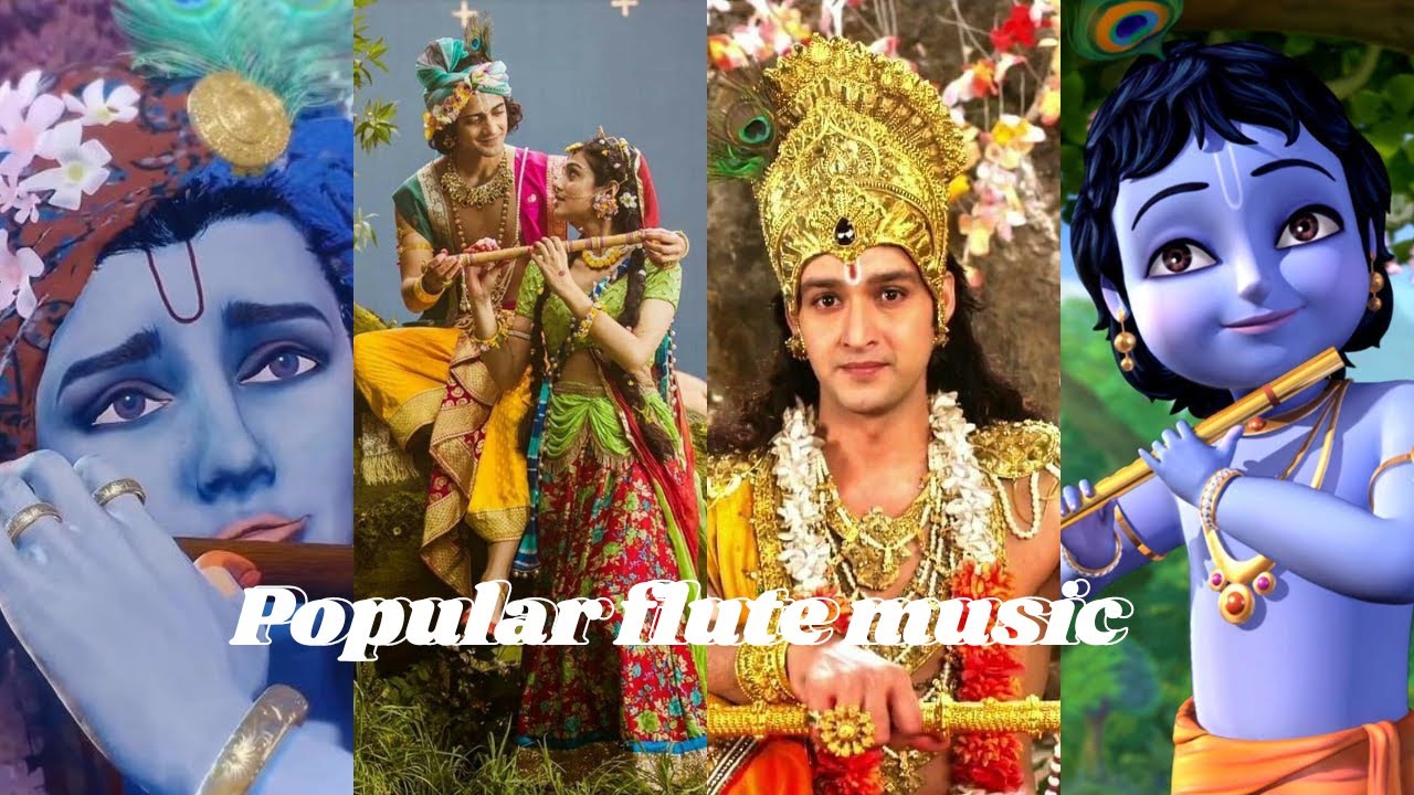 Popular Krishna Flute Music Flute BGM krishna krishnaflutemusic