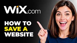 How To Save A Website On Wix