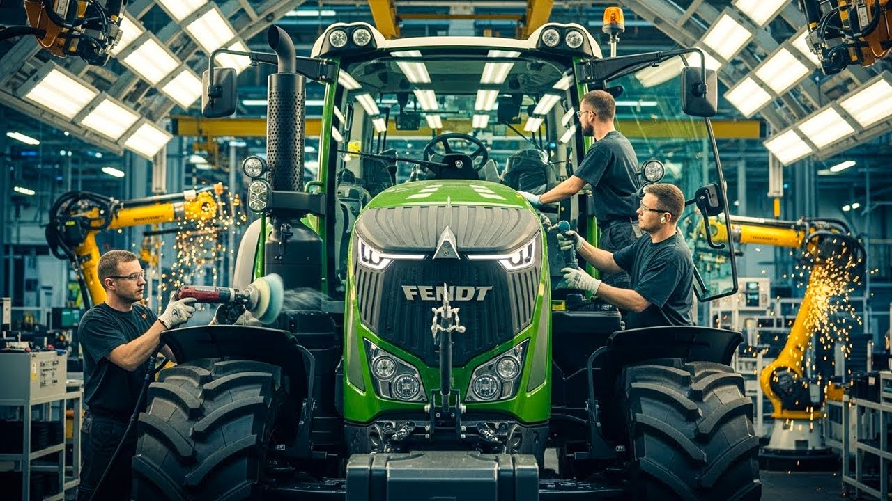 Inside the Fendt Factory | World-Class German Tractor Manufacturing Process 
