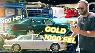 UNBELIEVABLE... 9 Cars in 3 Days!! THREE 1000 SEL Limos, Brabus E36, & more! | VLOG #025