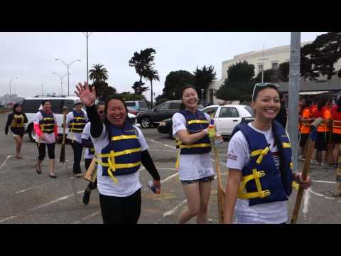 NEMS Dragon Boat Team after their first ever race!