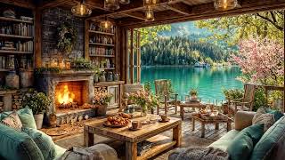 Cozy Coffee Shop Ambience with Smooth Jazz, Fireplace Sounds for Study, Work, Relax & Creative Focus screenshot 5