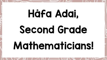 SY21-22 2nd Grade FAST Workshop #2: Math Strategies