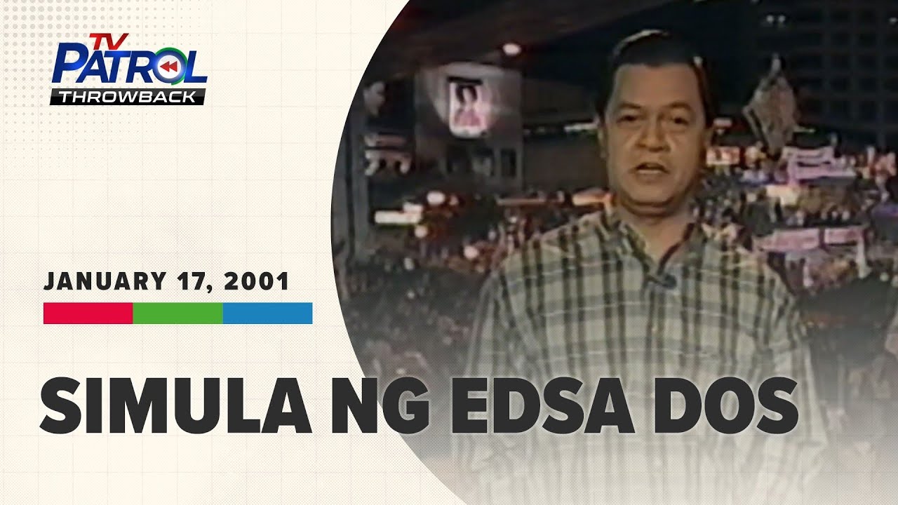 TV Patrol Throwback (2001): EDSA binaha ng protesta kasunod ng walkout sa Erap impeachment trial