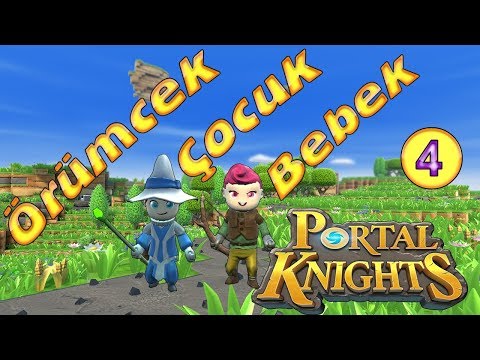 Örümcek Çocuk ve Örümcek Bebek Portal Knights Oynuyor