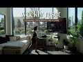 weekly reset :: deep cleaning + grocery haul + self care