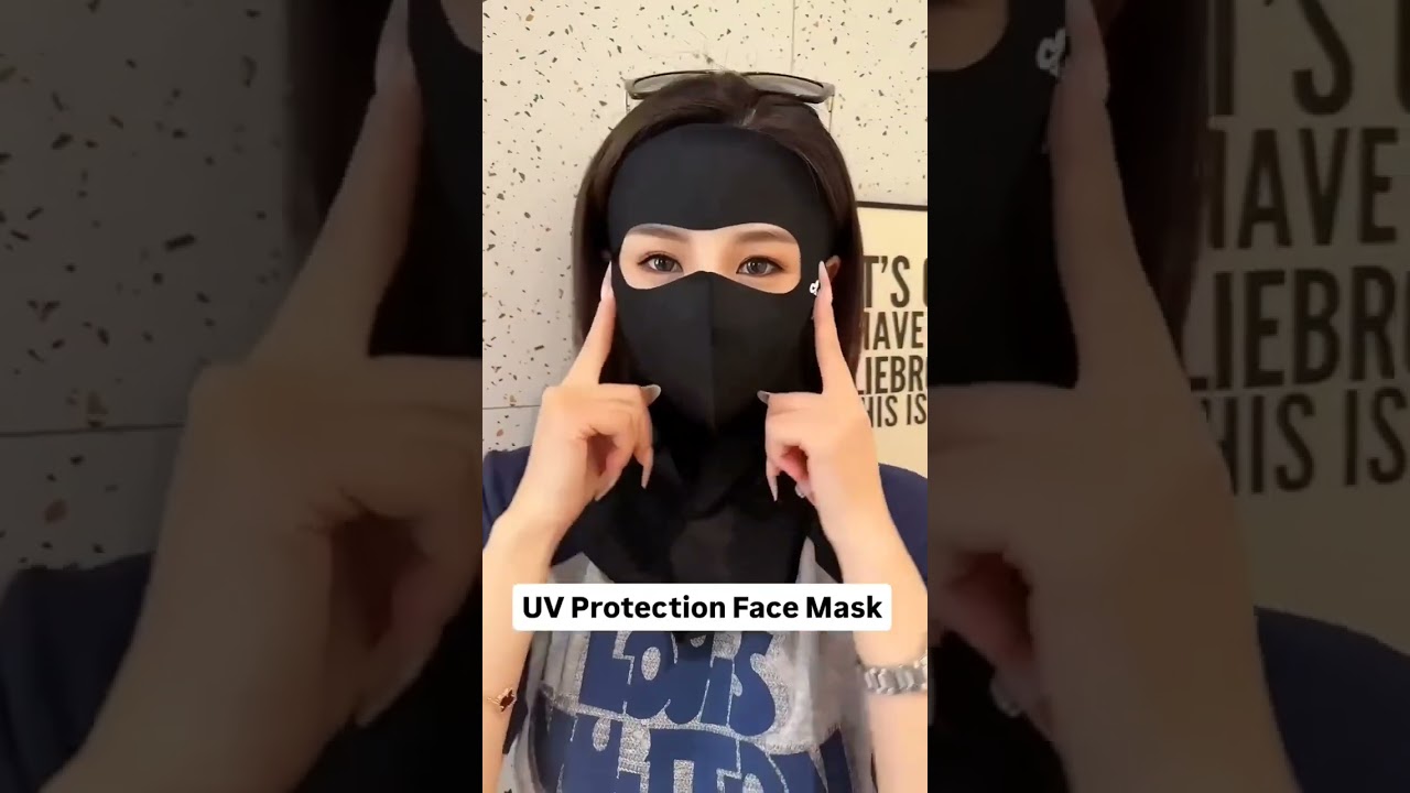 new UV PROTECTION face mask
