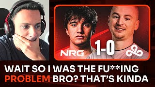 FNS Reacts to NRG Winning Map 1 (Split) vs. Cloud9 in the EWC Qualifiers