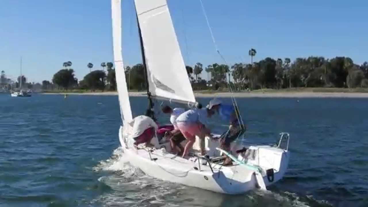 J/70 Boat Handling with Vince Brun - YouTube