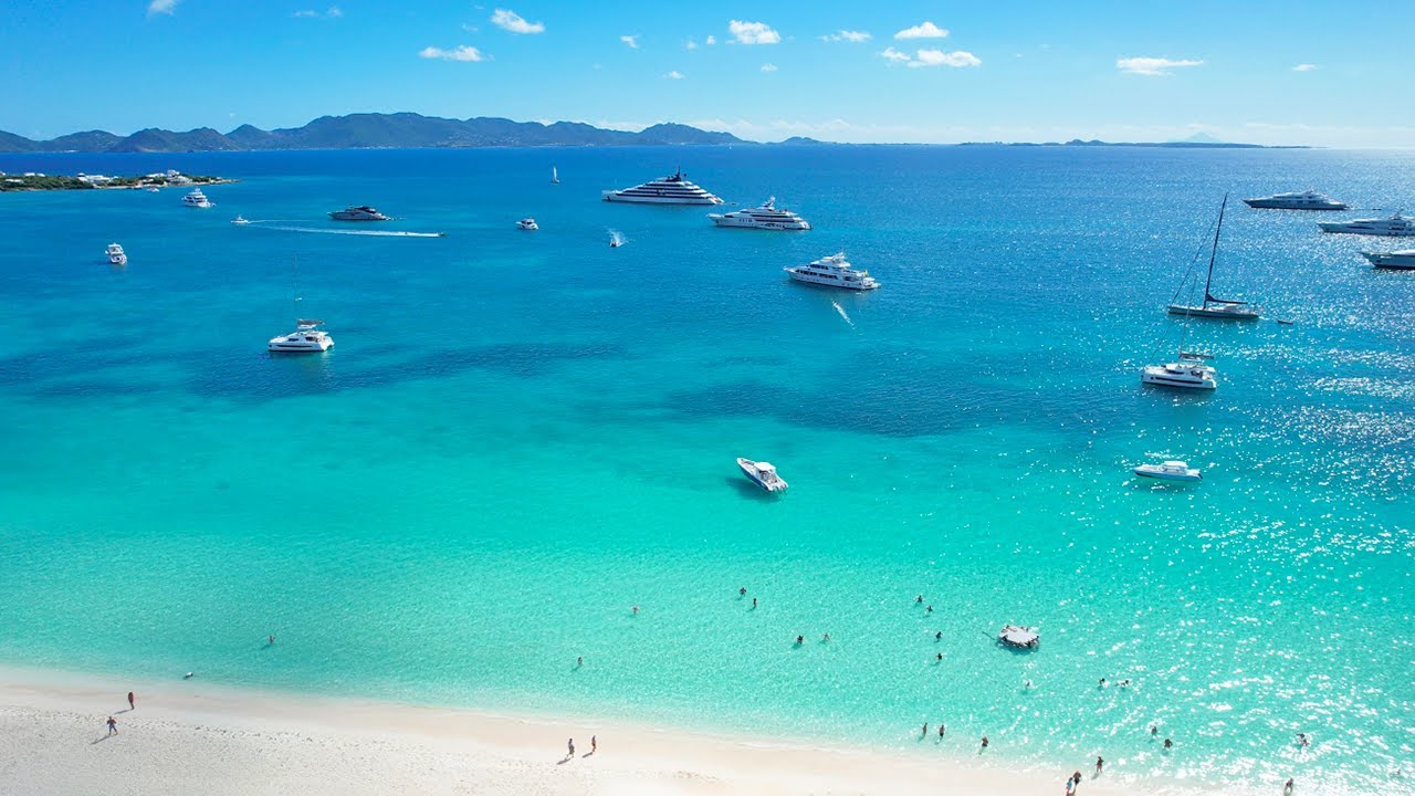 Rendezvous Bay in High Season - Mega Yachts, Calm Seas & Caribbean Blues