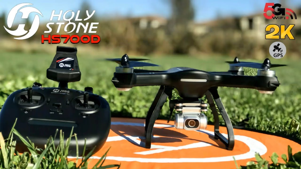 Holy Stone HS700D brushless GPS drone with 2K camera 5G FPV quadcopter 2 battery