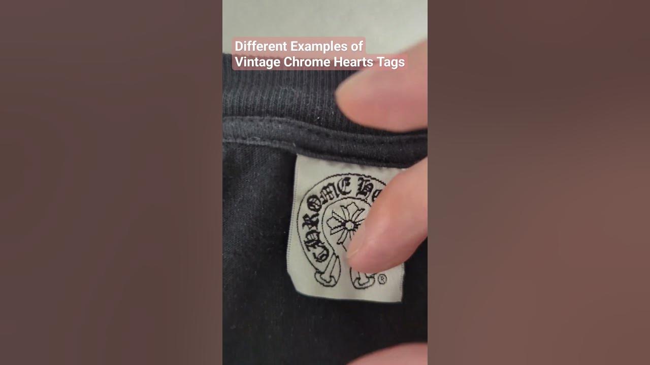 Vintage Chrome Hearts Tee Tags Vintage Chrome Hearts Tee Tags