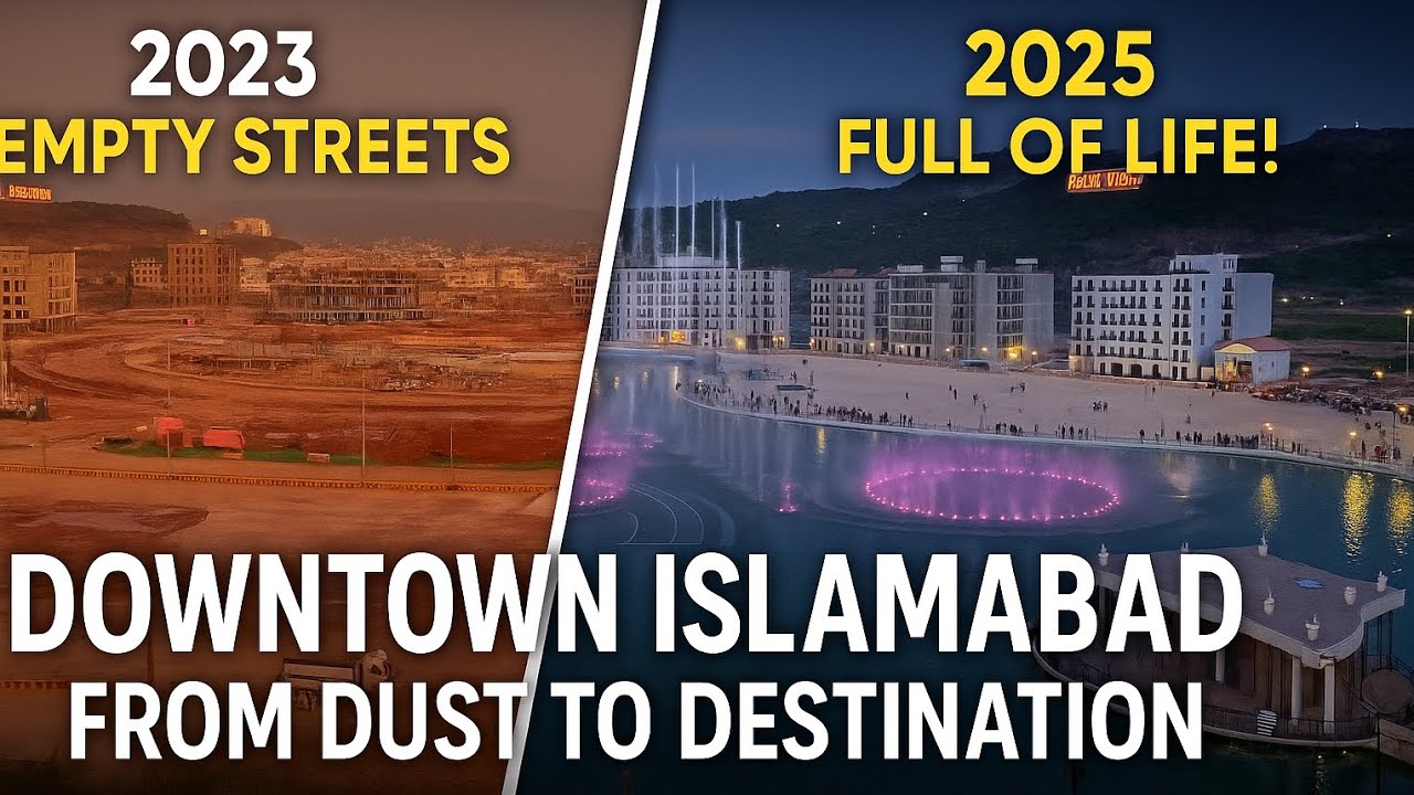 Downtown Islamabad 2023 vs 2025 | Park View City Growth