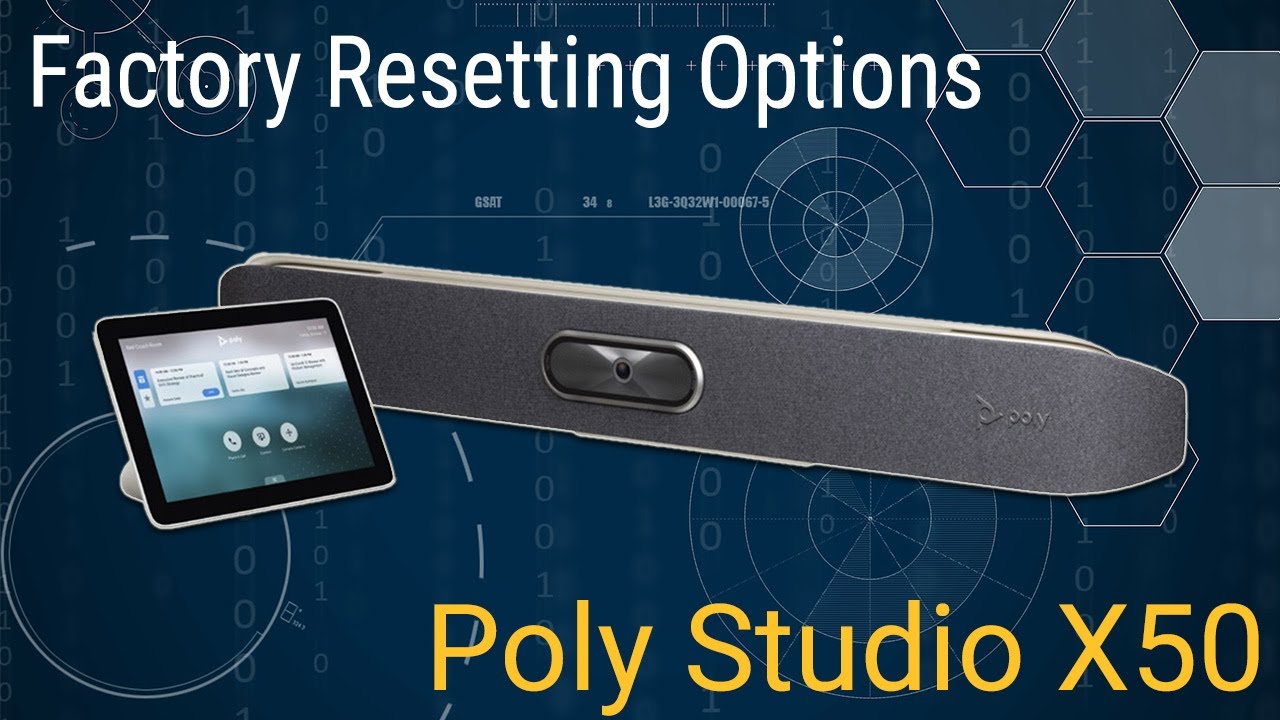 Poly Studio X50 Factory Reset Options - YouTube