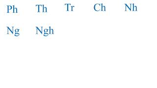 ベトナム語ベトナム語の発音Ph Th Tr Ch Nh Ng Ngh Gh Gi Kh