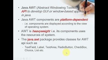 How to create Frame using AWT in java / AWT and Swing Basics