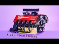 ASSEMBLY 8 CYLINDER ENGINE 28CC - TOYAN FS V800 | ENGINEDIY