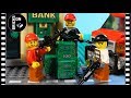 Lego Wall Breaking Bank Robbery Heist Stop motion Animation Bomb Catch the crooks