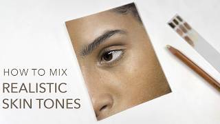 How to Draw Realistic Olive Skin Tones with Pastel Pencils