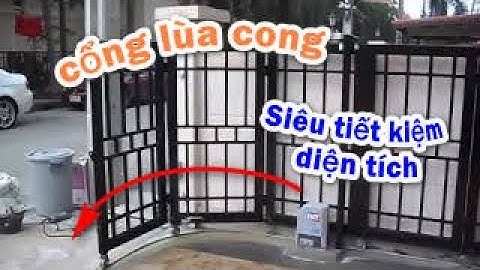 Cổng trượt cong tiết kiệm diện tích - Arc Autogate gate