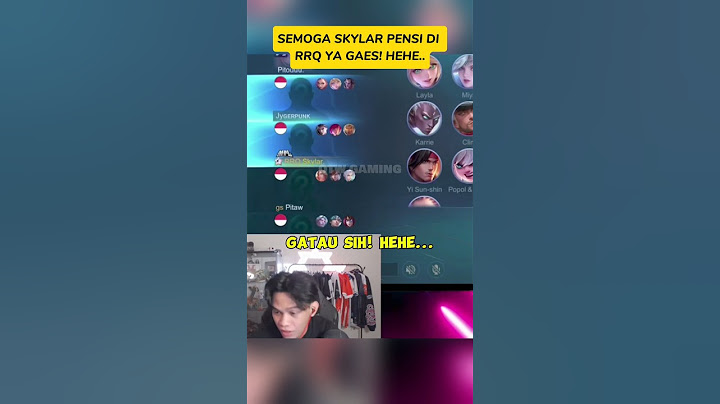 REAKSI SKYLAR SAAT DITANYA MAU PENSI DI RRQ? ATAU PINDAH TIM? #rrqskylar #rrq