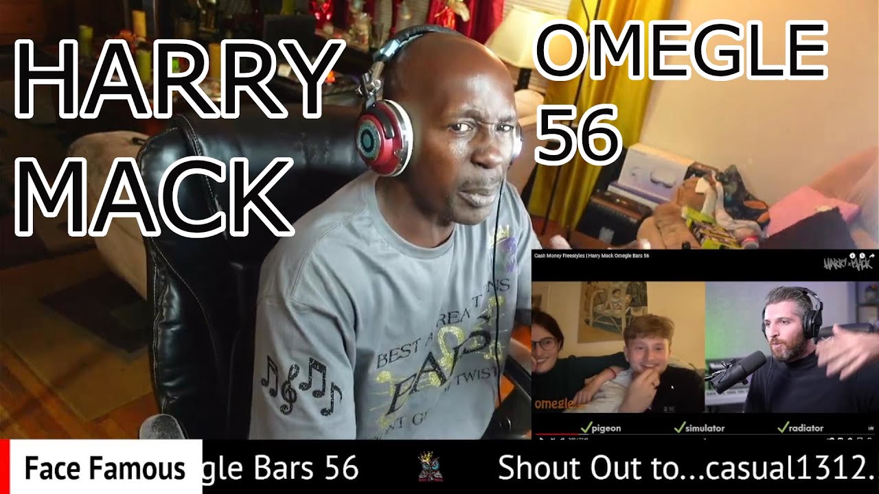 Face Famous Reactions Harry Mack Omegle Bars 56 reaction