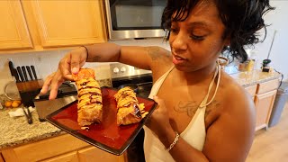 Trying the VIRAL lobster eggrolls