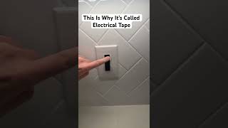 This Is Why It’s Called Electrical Tape #lifehack #funfact #shorts