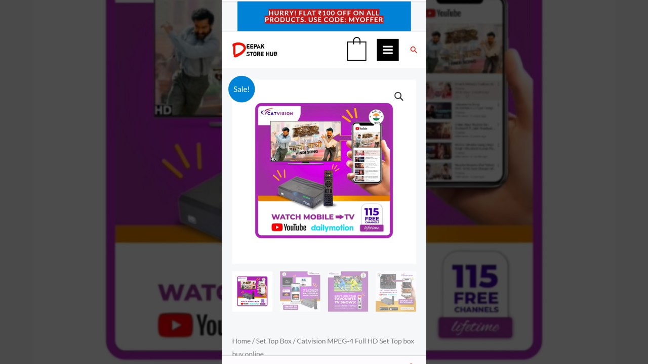 Catvision Full HD MPEG-4 Box buy online 