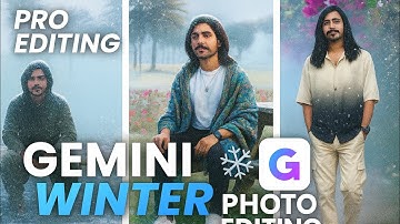 Gemini Winter Photo Editing ❄️ | Ultra Realistic Winter Effect Editing | Gemini AI Viral Trick 2025