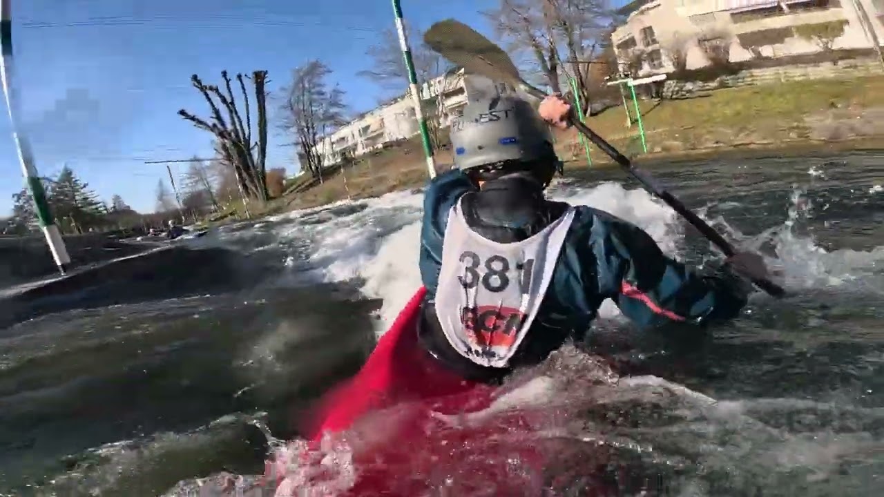 DYS JACKSON KAYAK GoPro LEVATOR MOUNT test in Hüningue-Parc des eaux vives