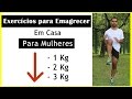 Exercicios para emagrecer em casa para mulheres