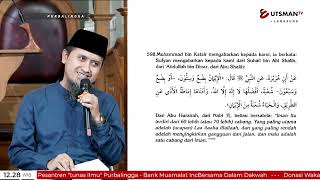 LIVE Malu | Hadits No.598 - Ustadz Abdullah Zaen, Lc. M.A.
