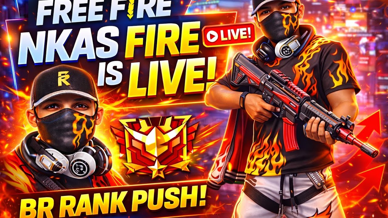 Solo vs Squad 🔥 Road to Grandmaster | Free Fire BR Rank Push LIVE - YouTube