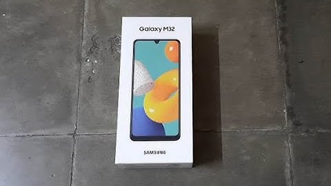 Samsung Galaxy M32 unboxing and initial setup