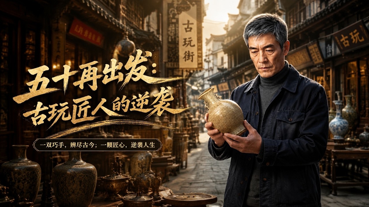 【高清全集】《五十再出发：古玩匠人的逆袭》 #逆袭 #爱情 #甜宠 #反转 #热门短剧 #drama #爽剧 #電影 #精彩影视 #AI短剧