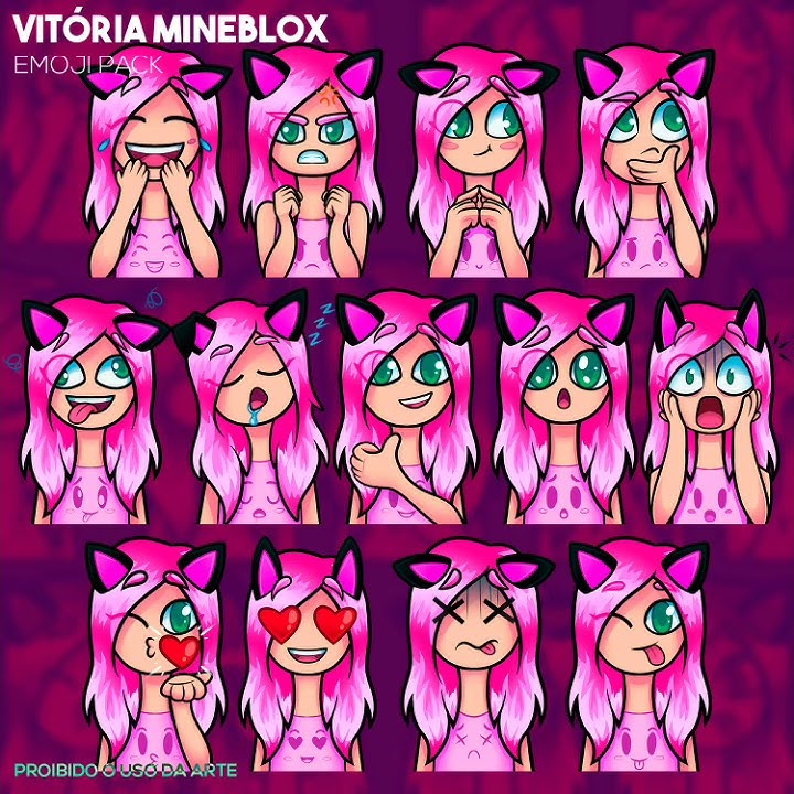 Fanart: Vitória Mineblox e sua Familia• 