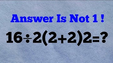 USA | This Simple Math Question Stumps Everyone!