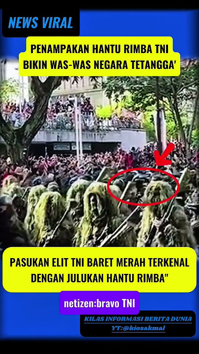 HANTU RIMBA TNI🔥#shorts #trending #tni #kopassus #denjaka #marinir