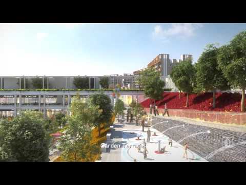 Video: Oasis Terraces Oleh Serie Dan Multiply Architects Adalah Pusat Lingkungan Yang Dibangun Di Sekitar Taman Yang Dilangkahi