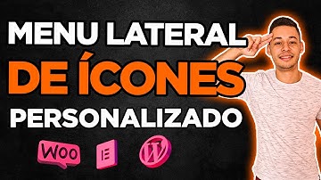 Como Criar MENU LATERAL de ÍCONES Personalizados Com WORDPRESS e ELEMENTOR (FÁCIL)