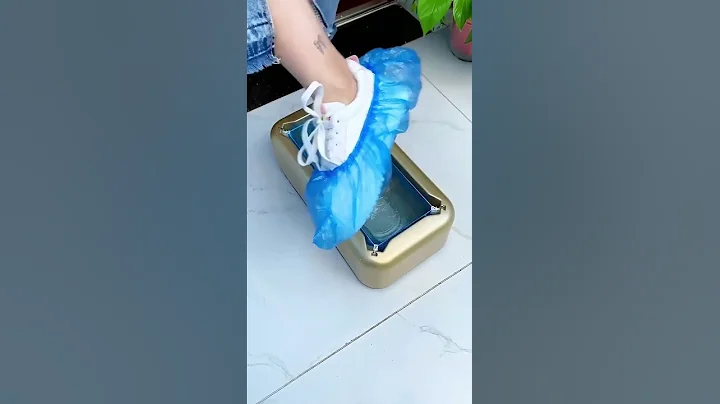 Genius Invention Automatic Shoe Cover Dispenser in Action! #ShoeCoverDispenser #ShoeCover
