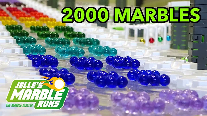 2000 Marbles - Gravitrax Marble Run Avalanche!