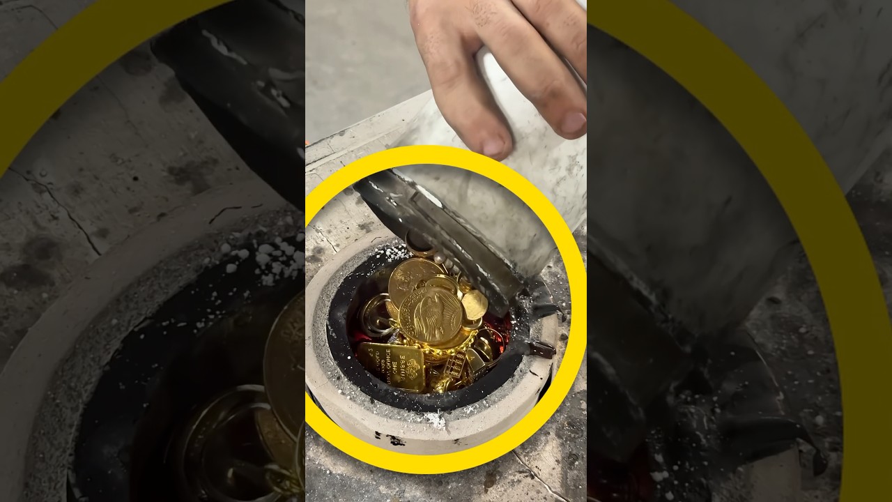 Funde todas las joyas de Oro para que Valgan mucho más!! #shorts #oro #dinero #curiosidades