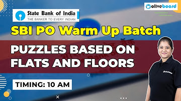 Puzzles Based on Flats and Floors | Tricky Puzzles | SBI PO | SBI PO Warm Up