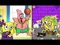 Poor patrick and rich spongebob  sad story reversed  spongebob animation