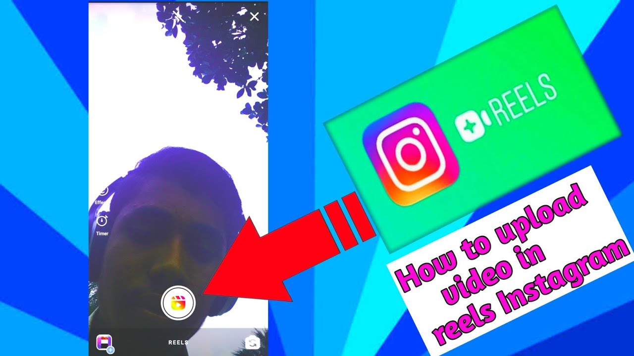 How to upload in reels Instagram - YouTube