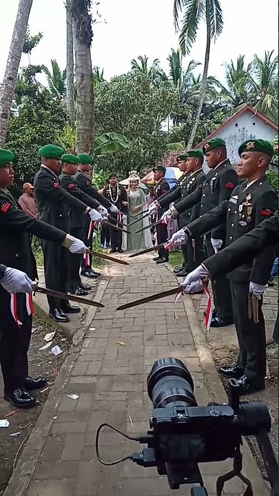 Prosesi Pedang Pora TNI AD // Wedding Samsudin & Cica