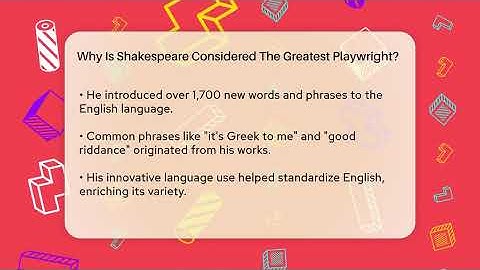 Why Is Shakespeare Considered The Greatest Playwright? - Tales And Texts